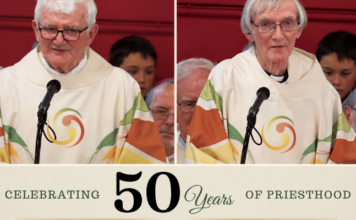 Golden Jubilee of Priesthood Celebrated for Fr Seamus Casey and Fr Jimmie McDonnell